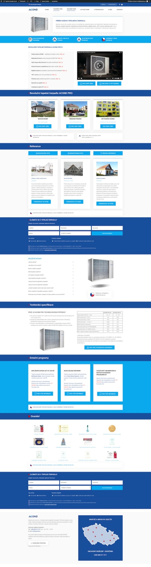 Tepelná čerpadla Acond 